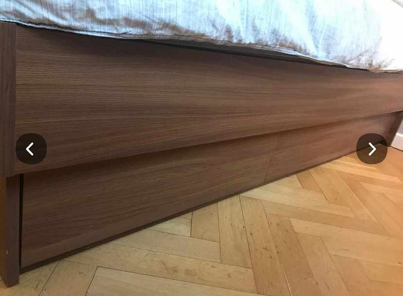 image of sängram, demonterad 4 låd - 