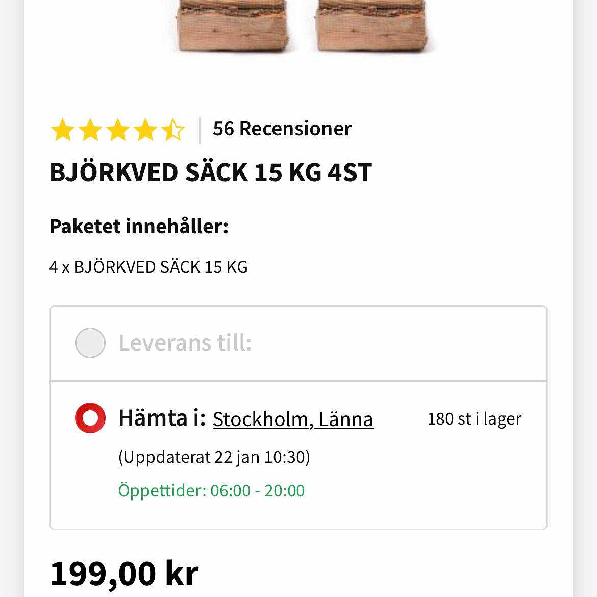 image of Köpa vedsäckar - 