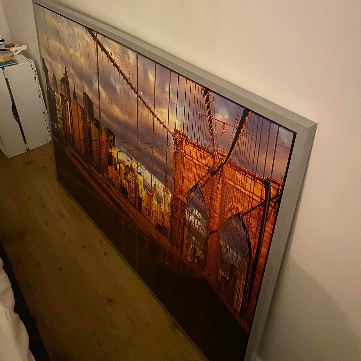 image of Tavla,lampa,pallar - Stockholm