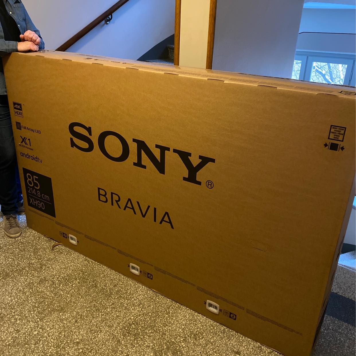 image of Bäta upp en tv. - 