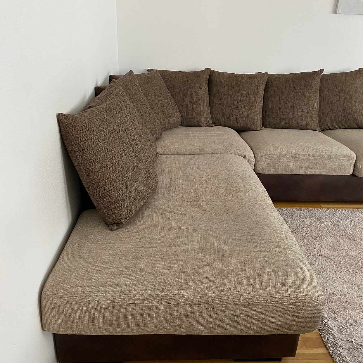 image of Soffan divan vä+fotpall - 