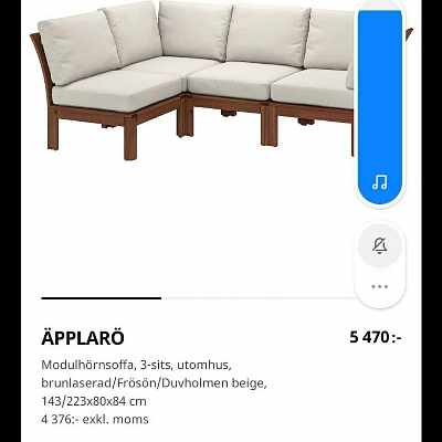 image of Modul balkongsoffa - 