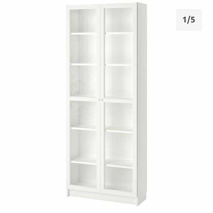 image of Hylla med glasdörrar - 