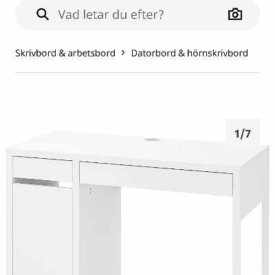 image of Ikea skrivbord Micke - 