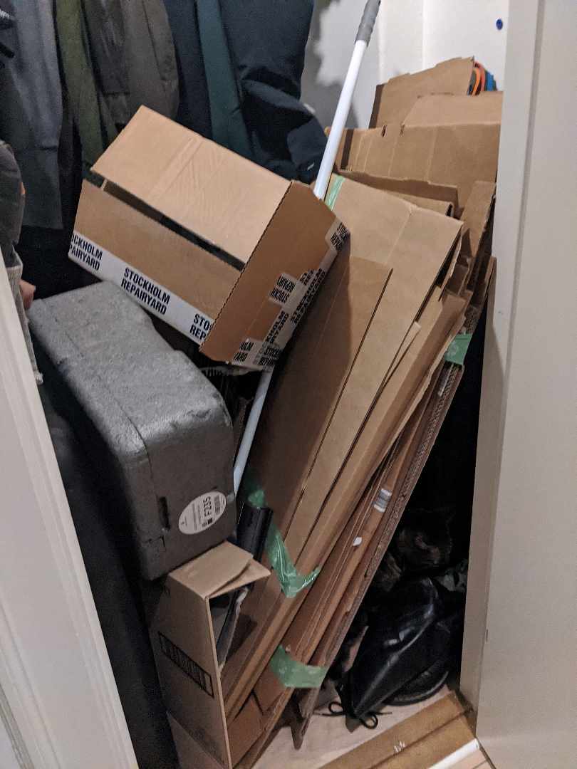 image of Cardboard recycling - Malmö