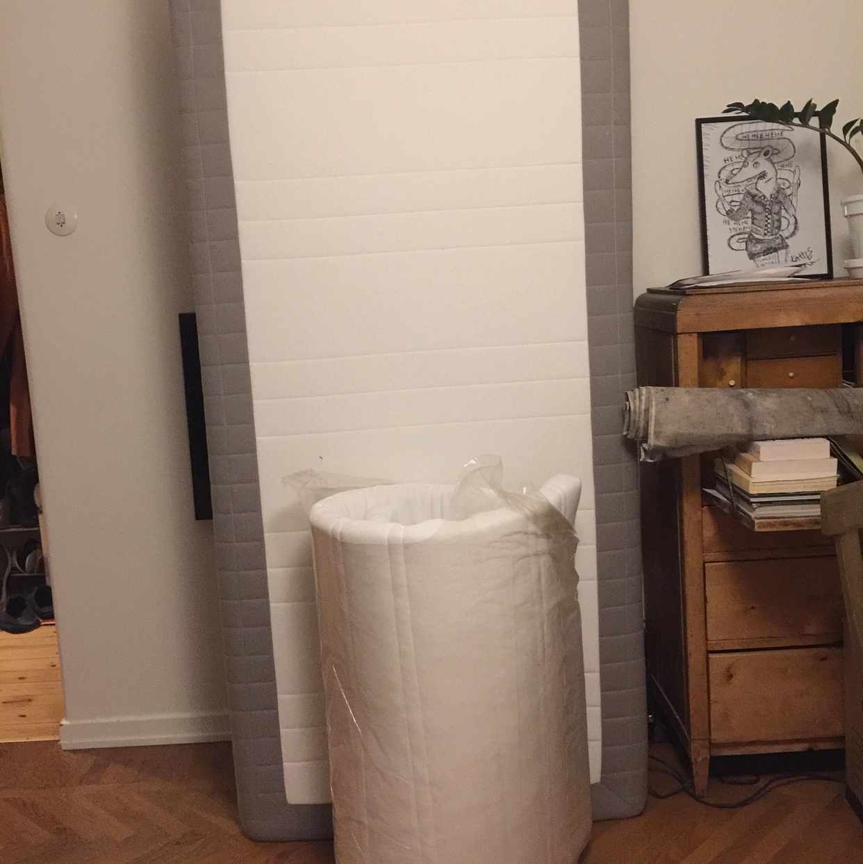 image of Flytta säng och säck med - 