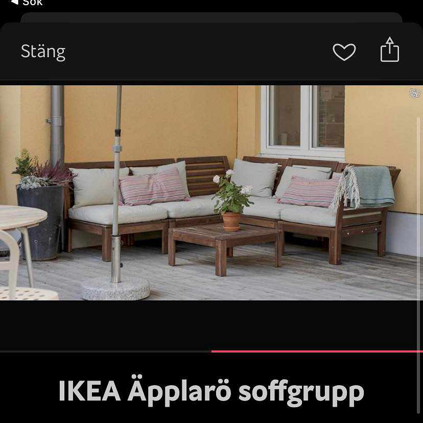 image of Ikea soffgrupp Äpplarö - 
