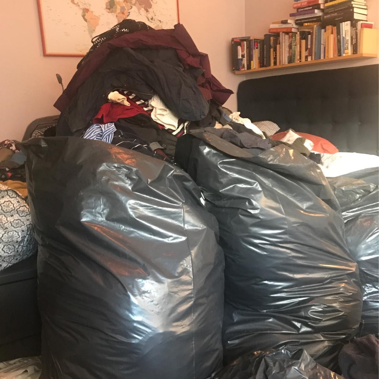 image of Donating cloths - Stockholm