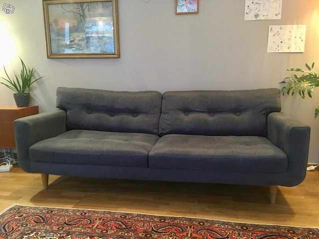 image of Blå fin soffa från Hjort  - 