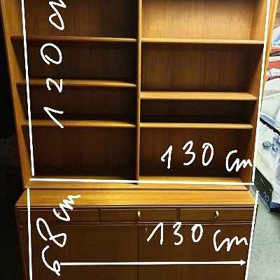 image of Bokhylla/sideboard+hylla - 