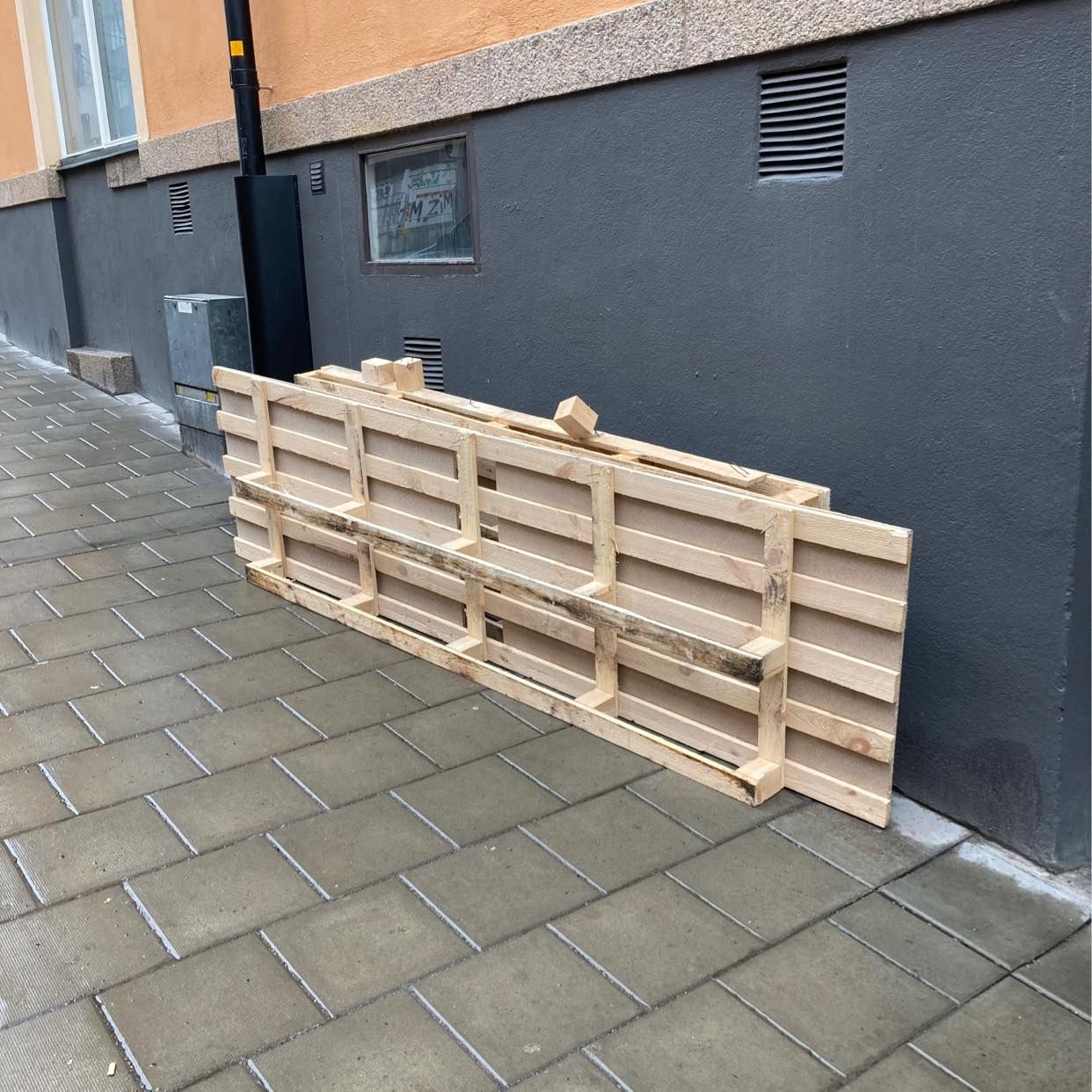 image of Wooden stools - Stockholm