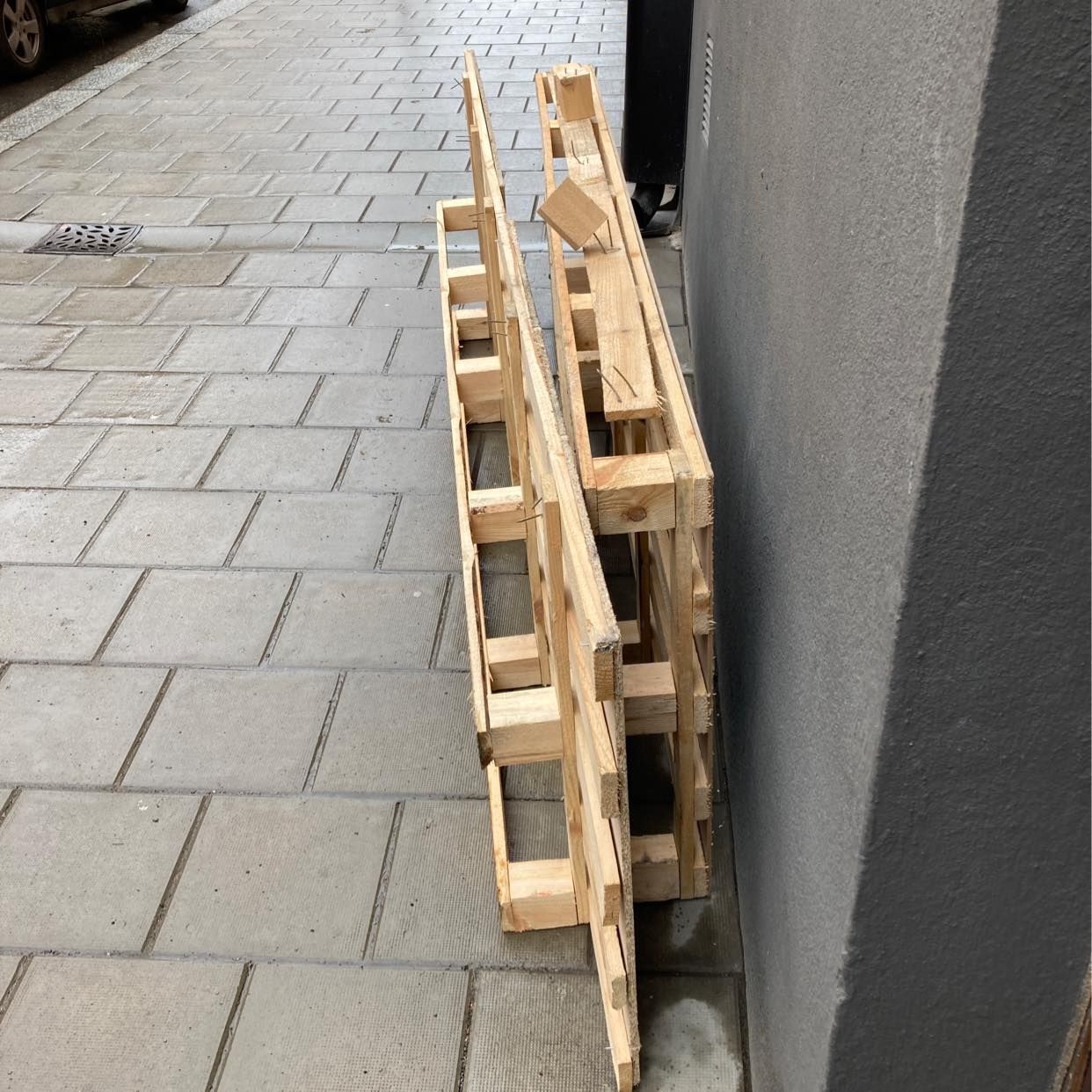 image of Wooden stools - Stockholm