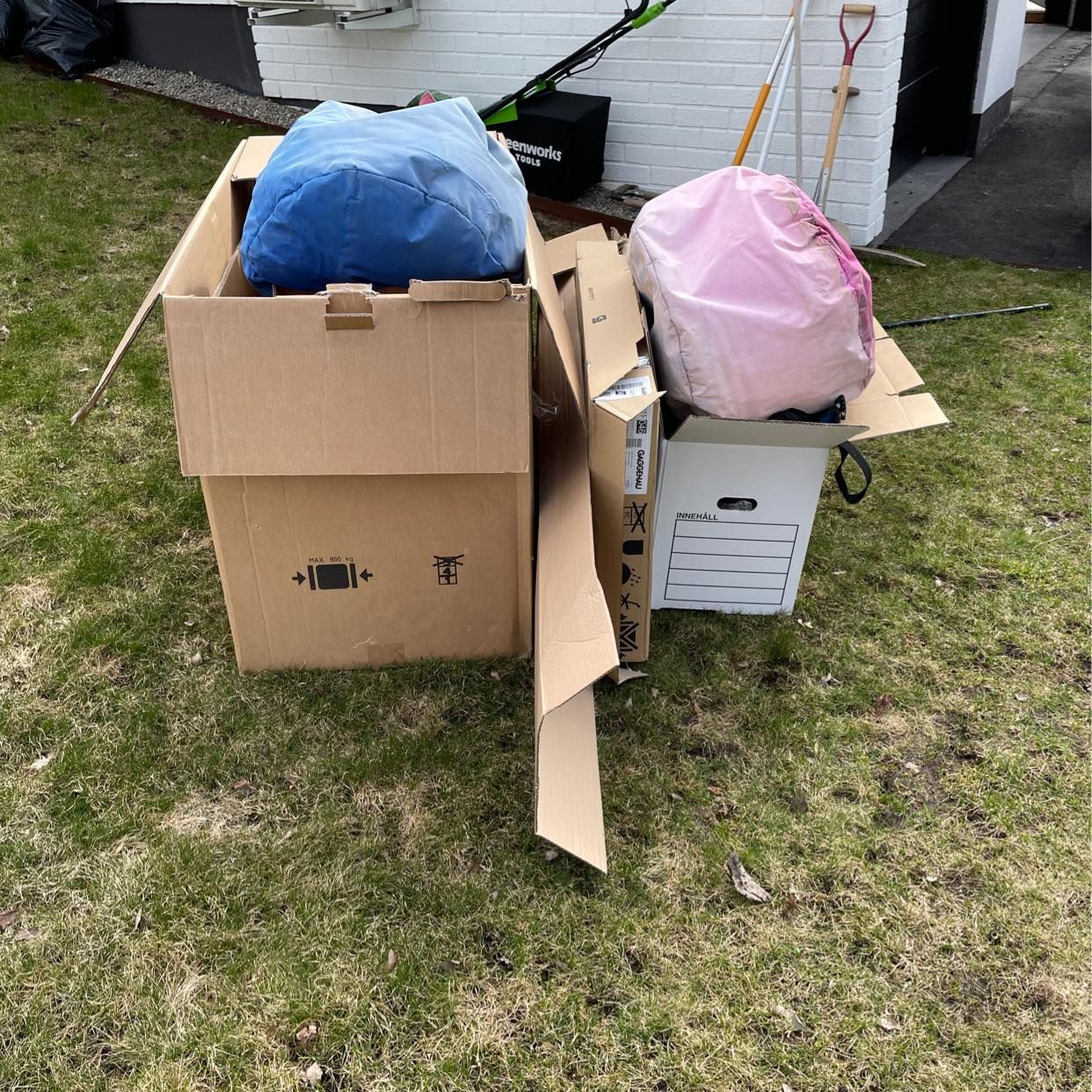 image of Cardboards, waste - Lidingö