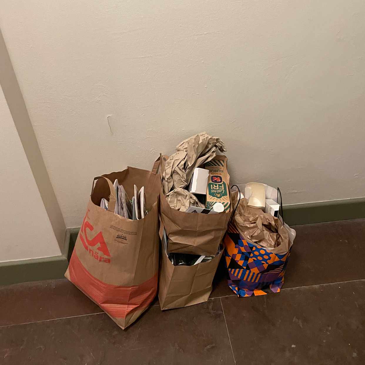 image of Recycle cardboard etc - Stockholm