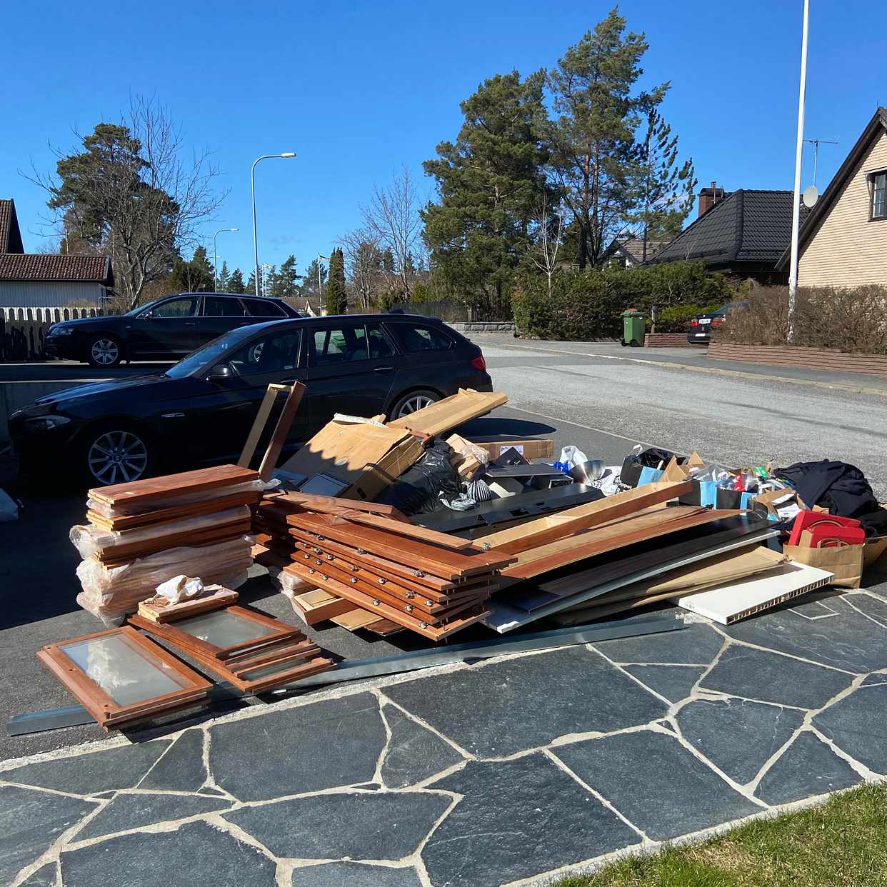image of Bortforsling till tippen - Lidingö