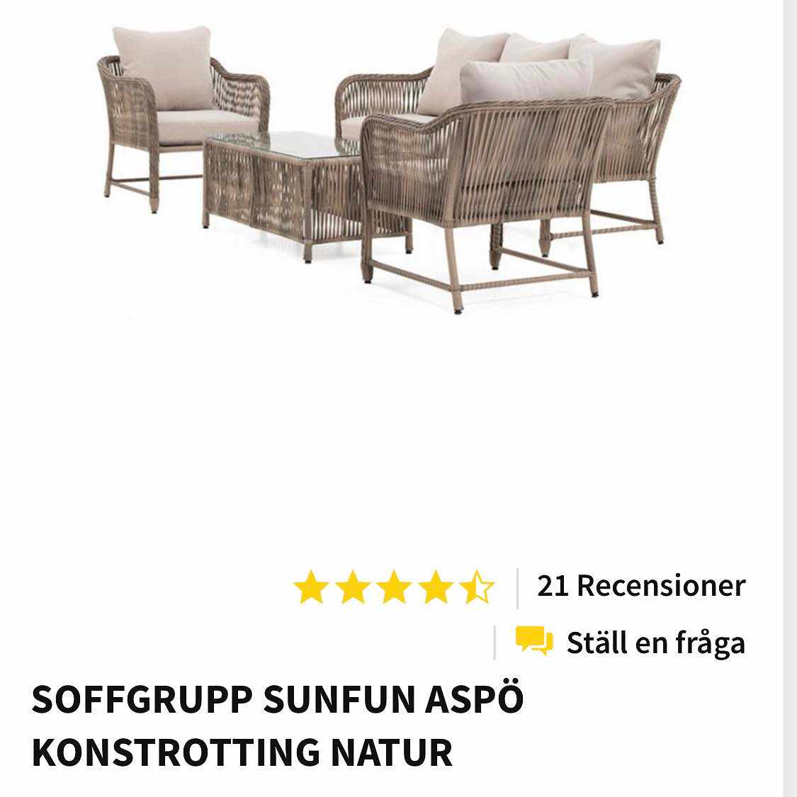 image of Hemkörning utemöbler - 