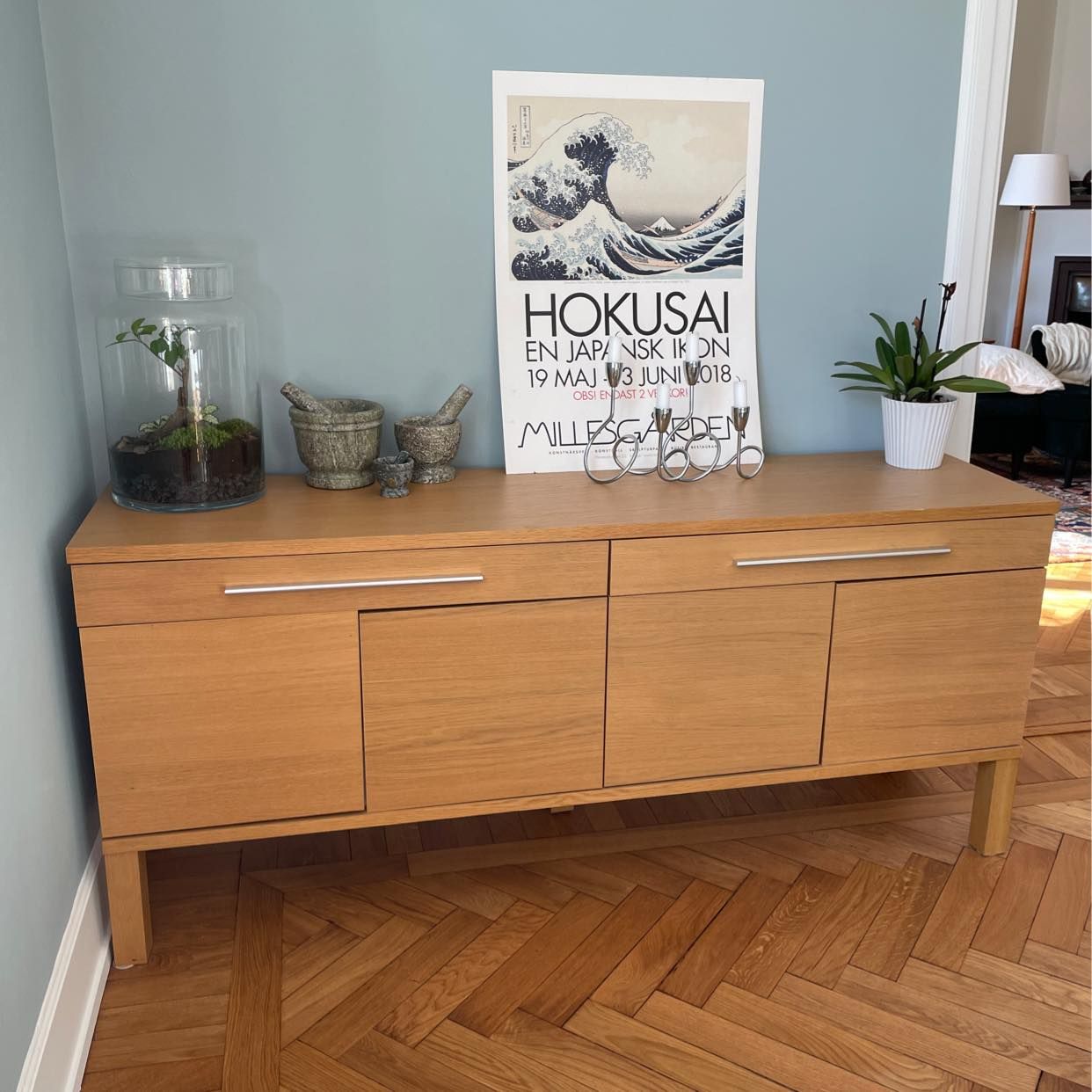 image of Sideboard TV-bänk i trä - Stockholm