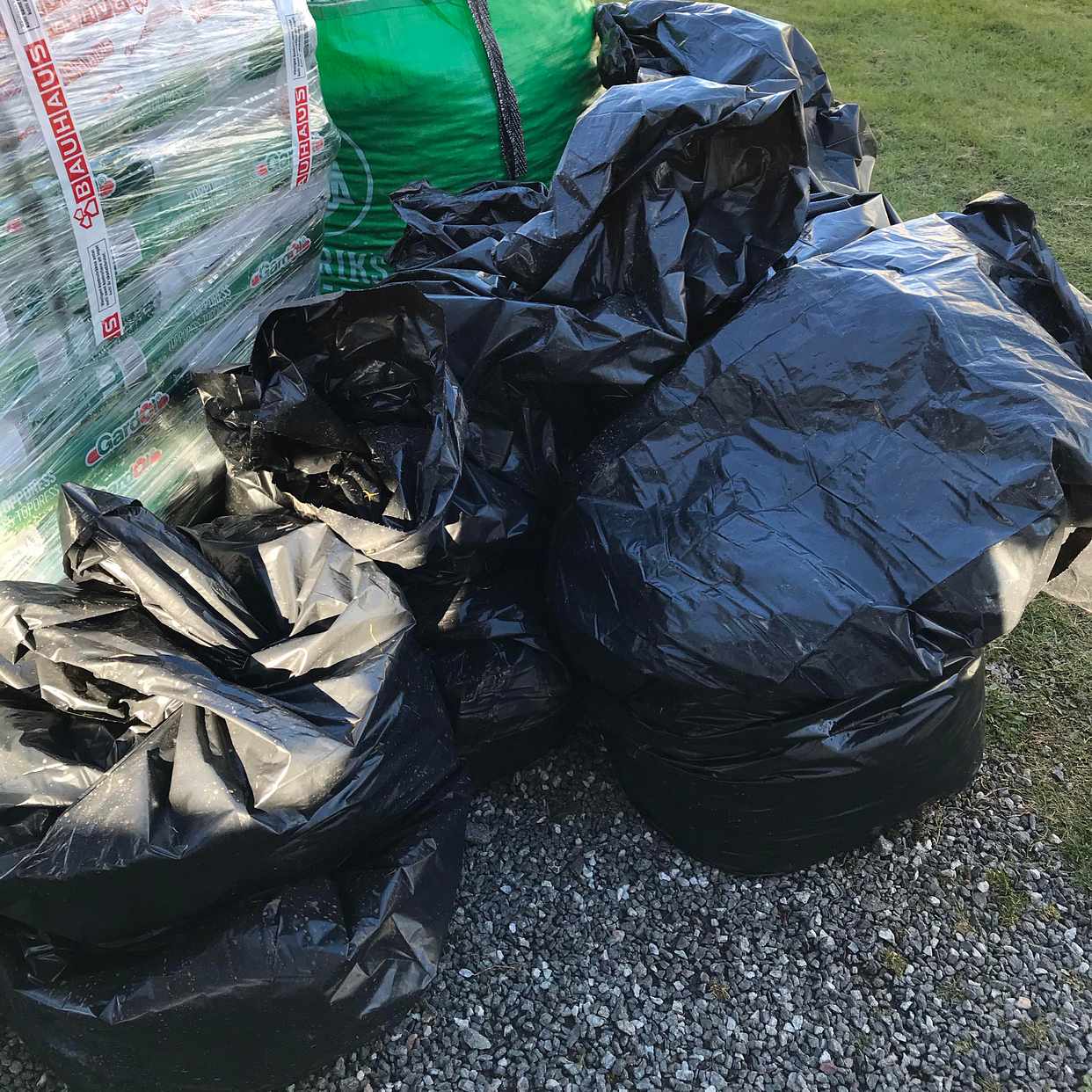 image of Bagged garden waste - Lidingö