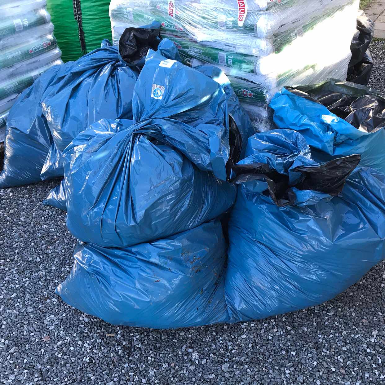 image of Bagged garden waste - Lidingö