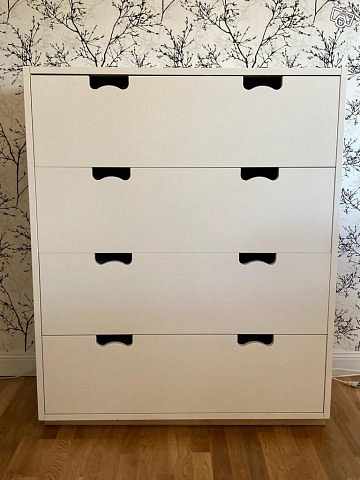 image of Asplund vit byrå Snö A - 