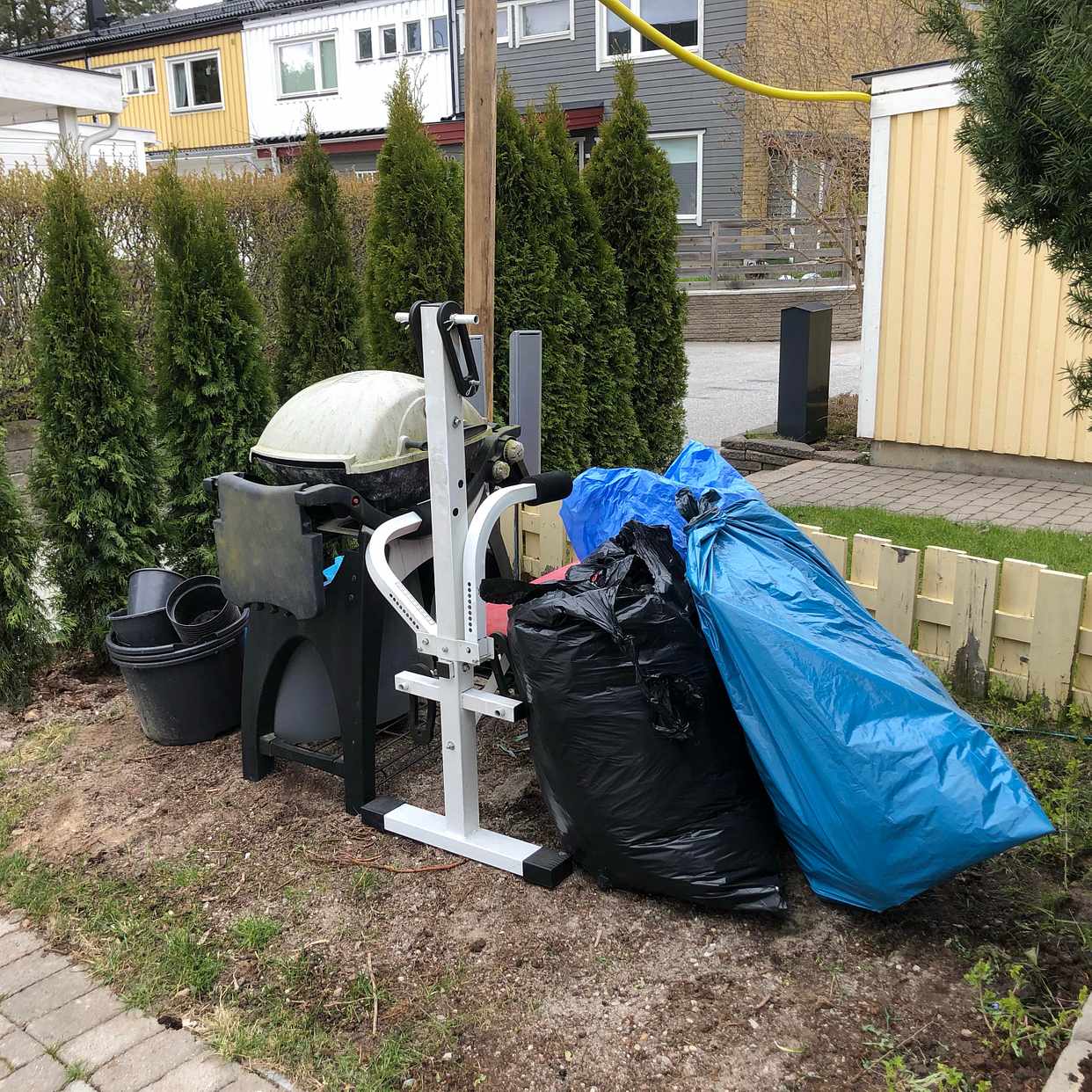 image of Grill träningsbänk sopp - Haninge