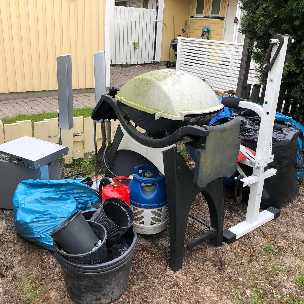 image of Grill träningsbänk sopp - Haninge