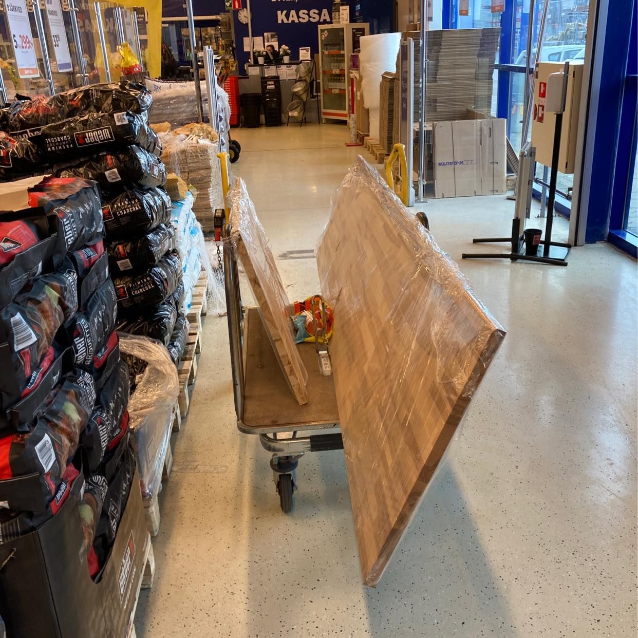 image of Transportera 2 bänkskivor - 