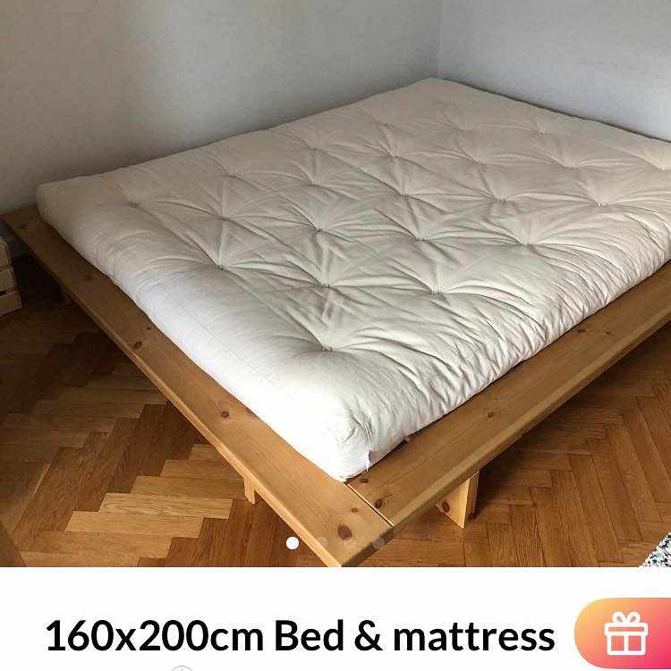 image of Hämta nedmonterad säng - 