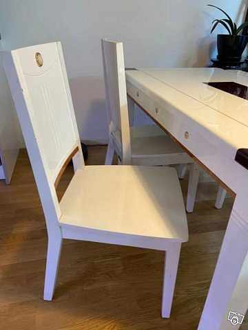image of Matbord med stenskiva och - 