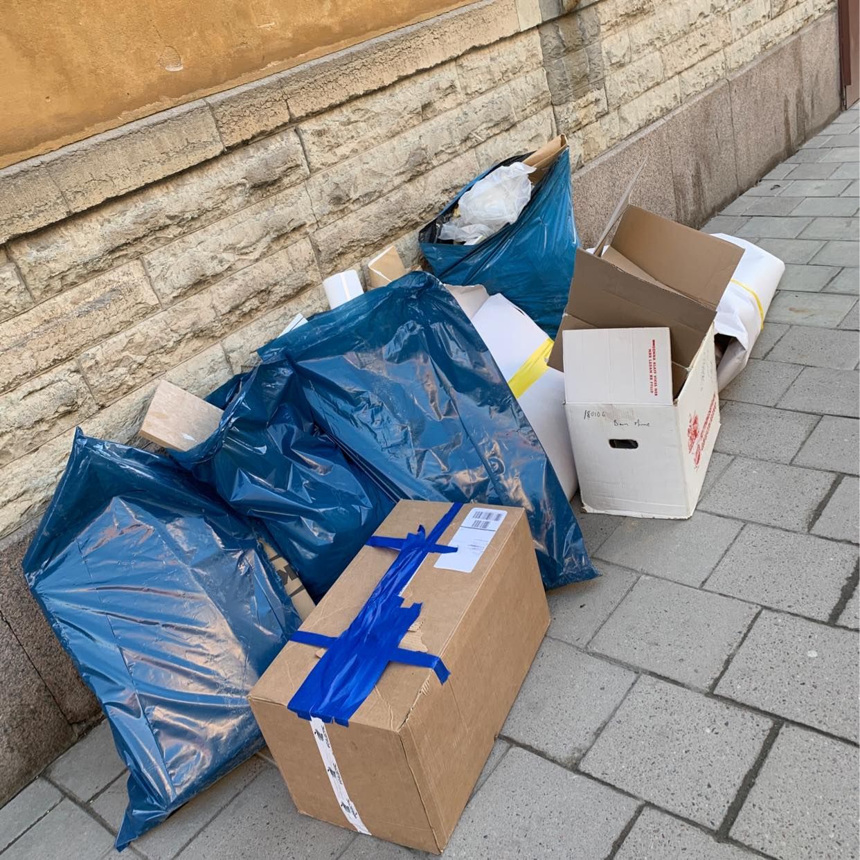 image of Blandat byggmaterial - Stockholm