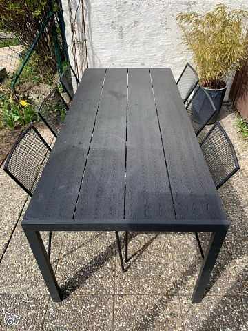 image of Utemöbler bord stolar mat - 