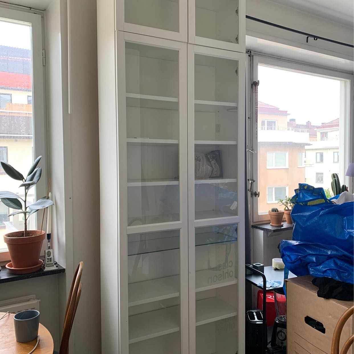 image of Ikea Glass Cabinet - 