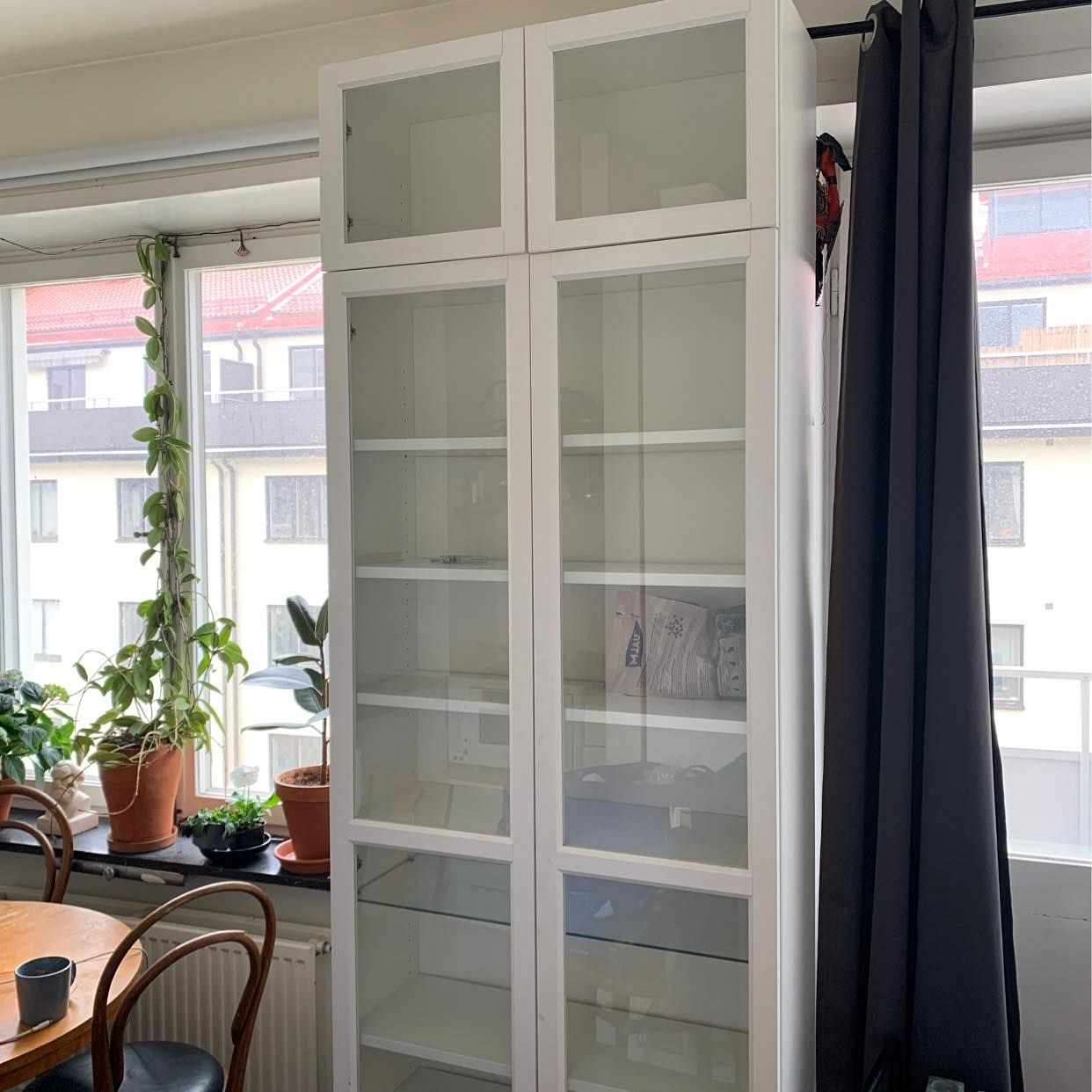 image of Ikea Glass Cabinet - 