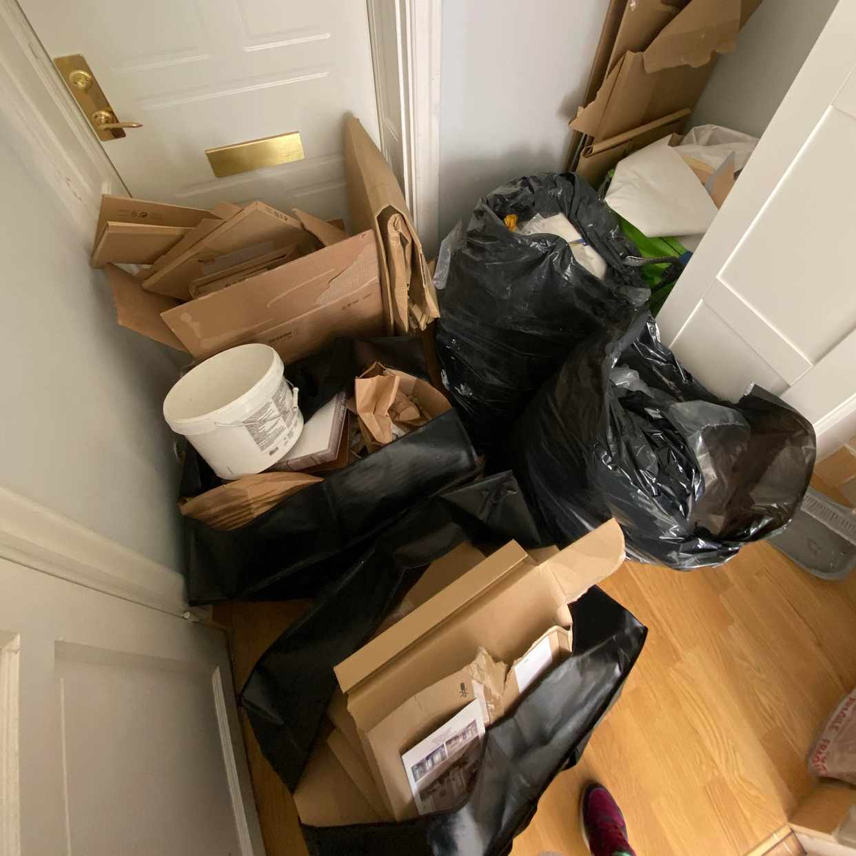 image of Kartong, plast, diverse - Stockholms Stad
