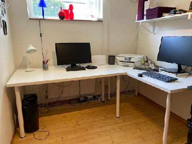 image of 2 lätt Skrivbord: 160x80 - 