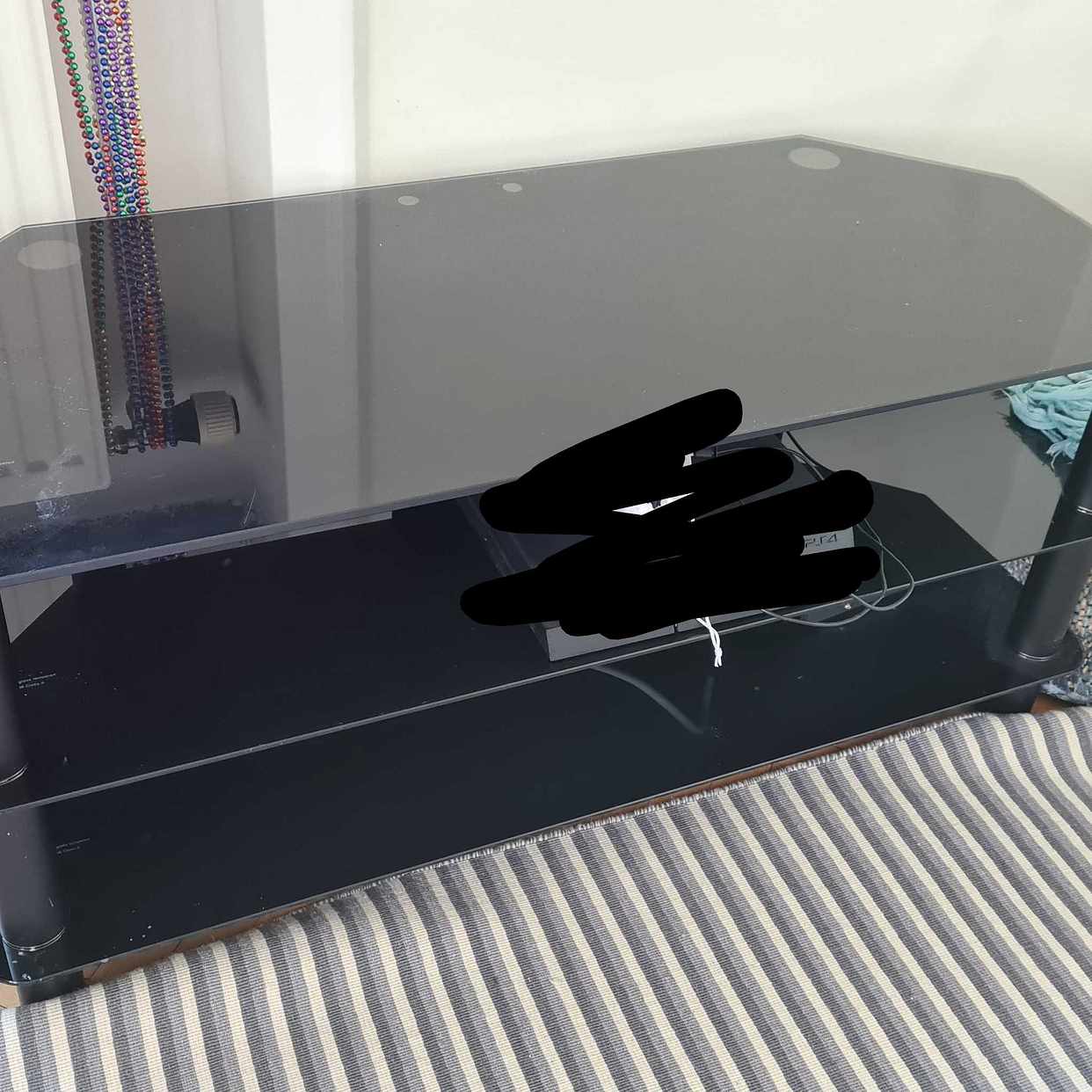 image of Glass made TV stand - Stockholm