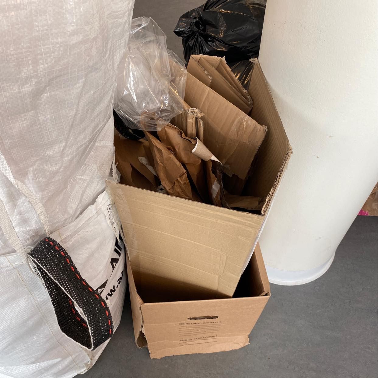 image of Cardbox, paper. plastic - Stockholm