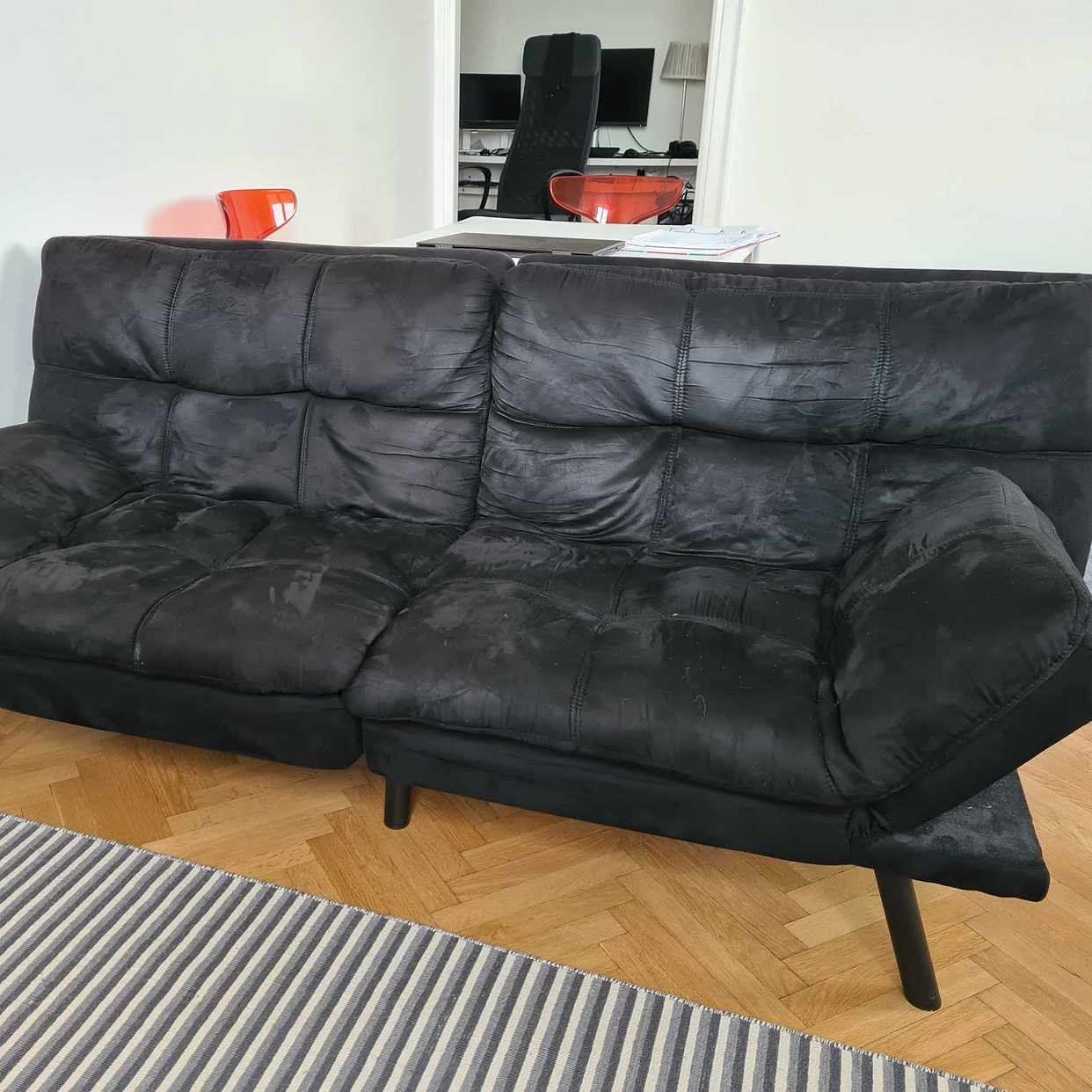 image of Black sofa giveaway - Stockholm