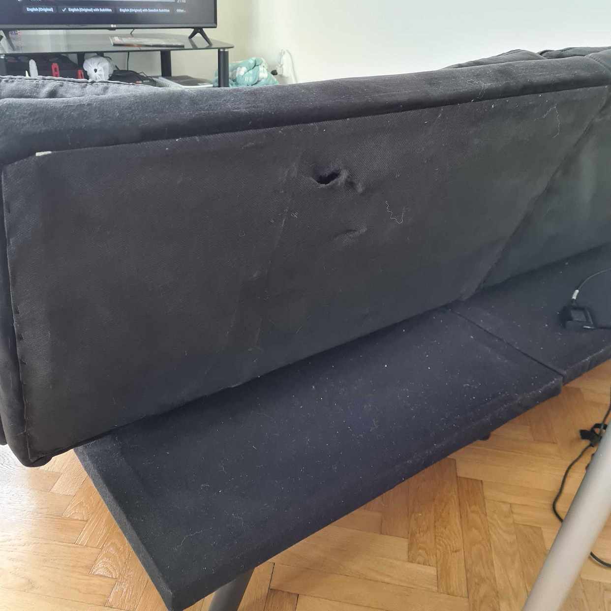 image of Black sofa giveaway - Stockholm