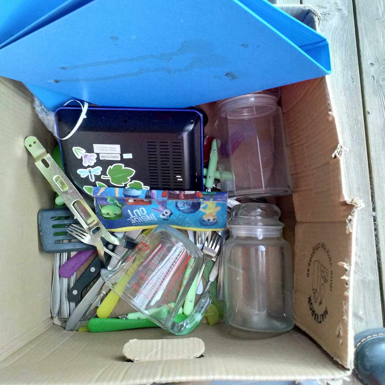 image of Small bed, boxes, shelves - Moheda