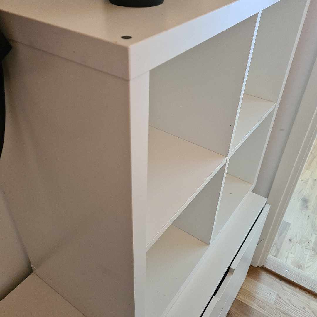 image of Kallax hylla Ikea vit - Bandhagen