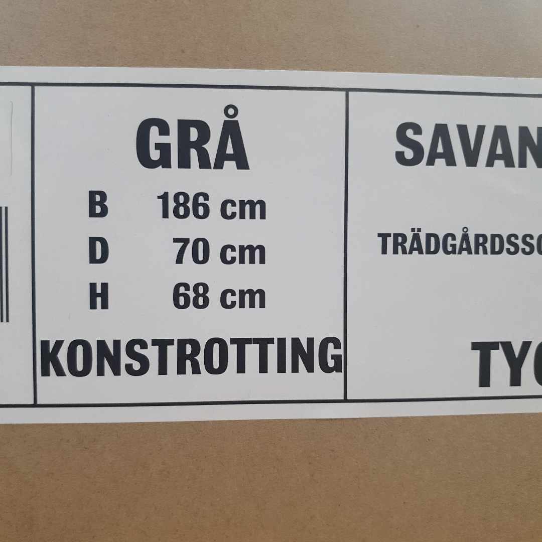 image of En kartong 190cm lång - 