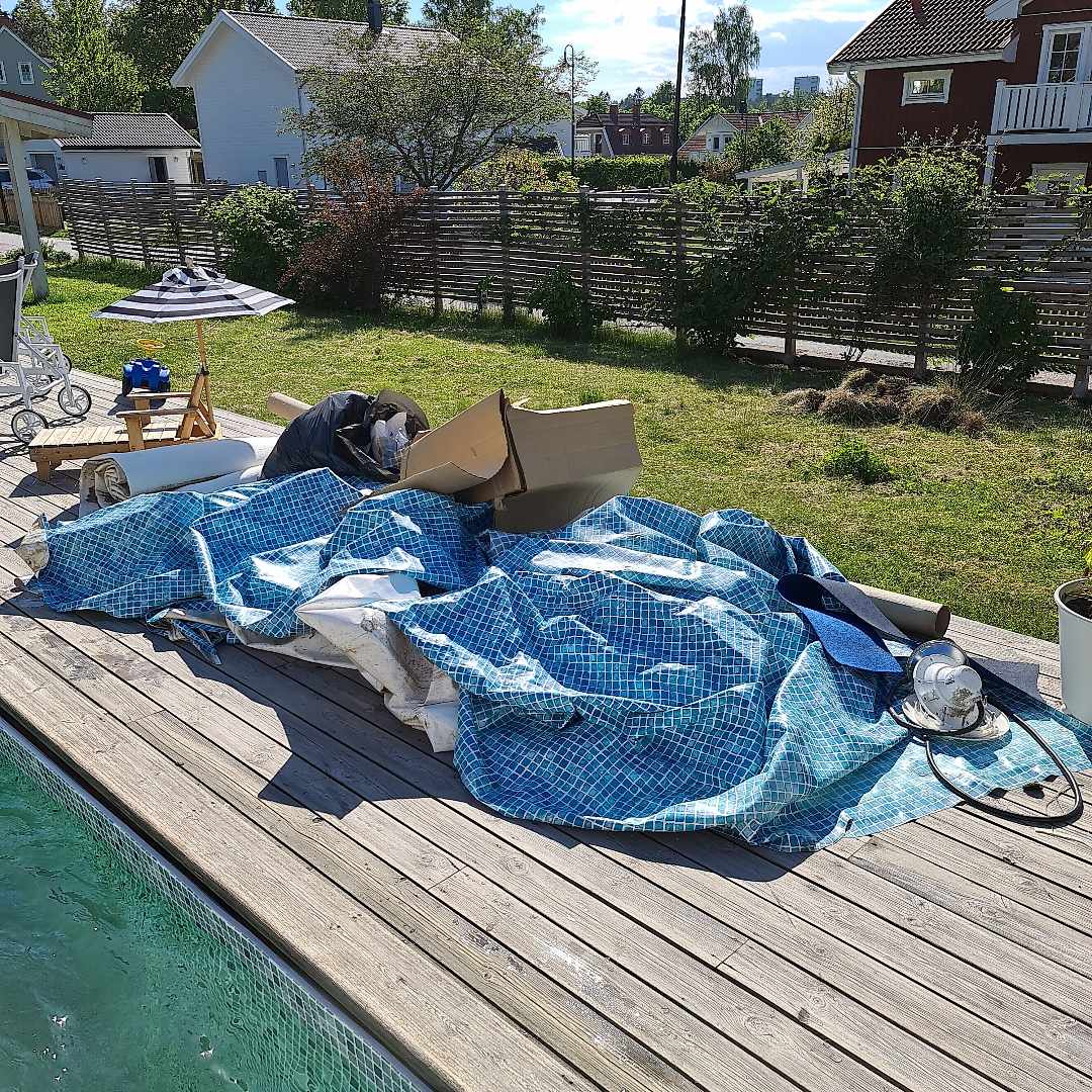 image of Pool-liner med mera - Älta