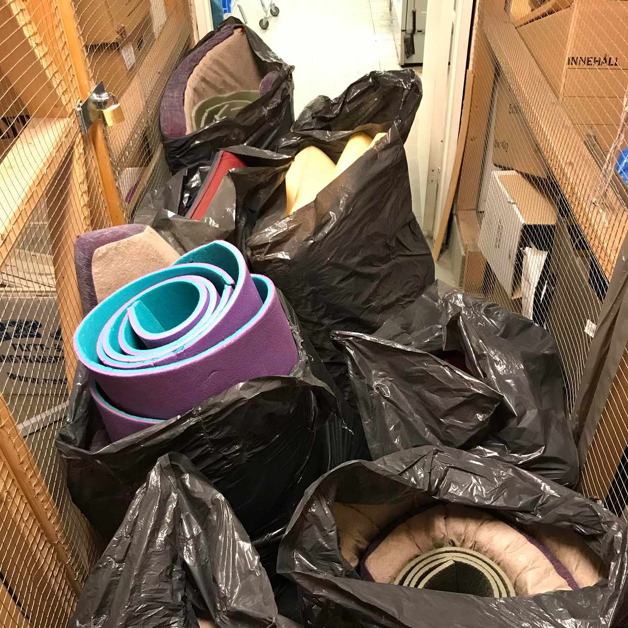 image of Flytta säckar med dynor - 