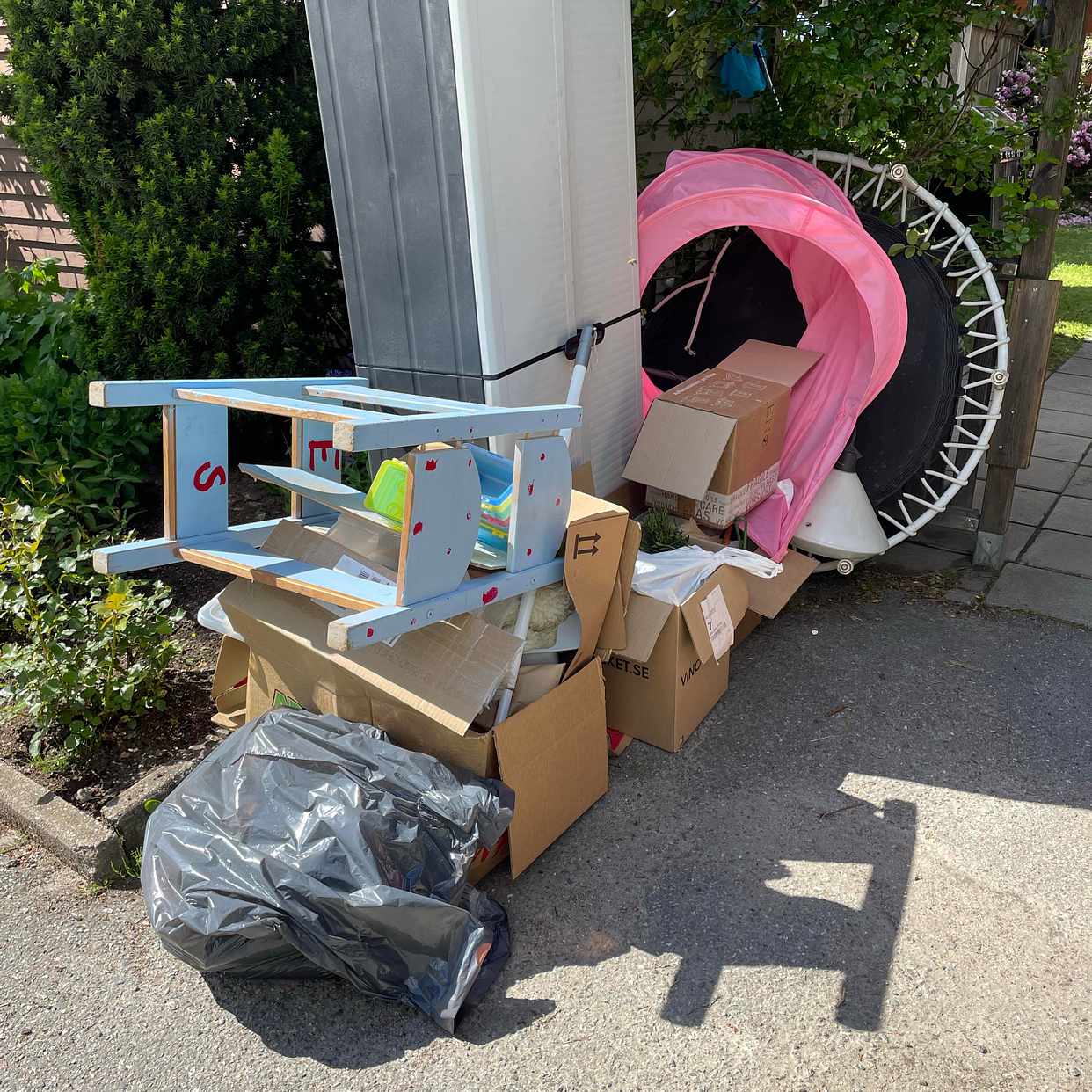 image of Skräp till återvinning - Bandhagen