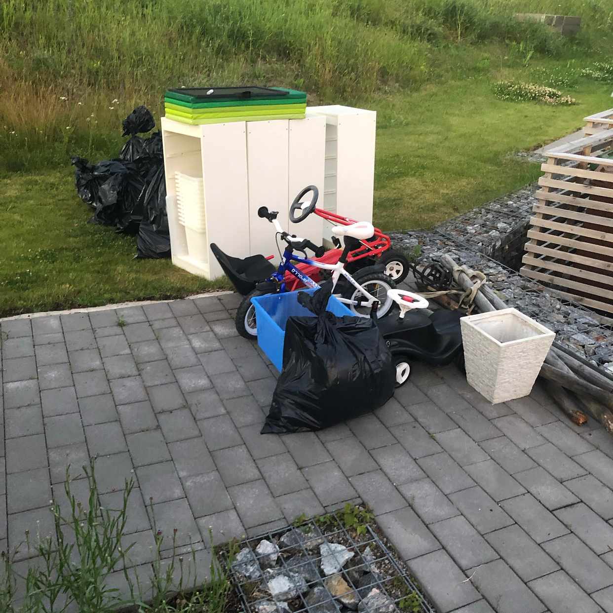 image of Blandat skräp återvinning - Uppsala