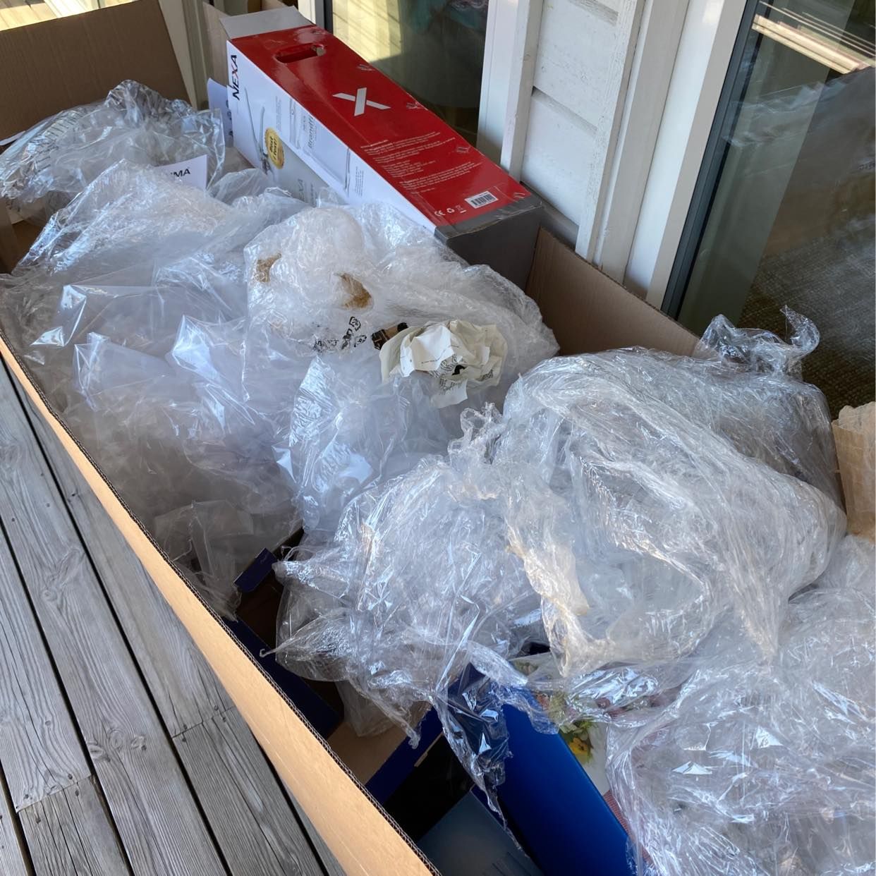 image of Cardboard, paper, plastic - Huddinge
