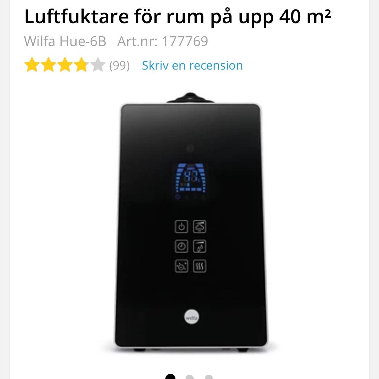 image of Luftfuktare bortskänkes - Uppsala