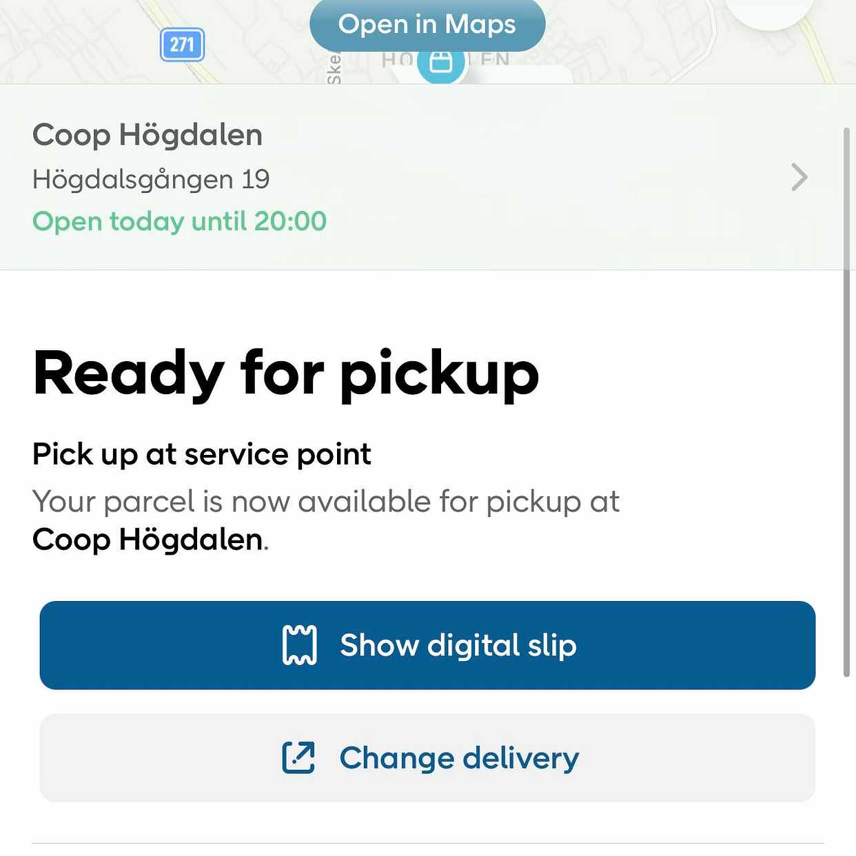 image of Package pick up - 