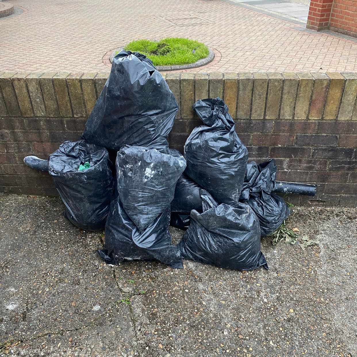 image of 8 bags of rubbish - Hounslow